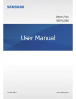 Preview for 1 page of Samsung EB-PG930 User Manual