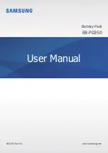 Предварительный просмотр 1 страницы Samsung EB-PG950 User Manual