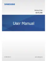 Предварительный просмотр 1 страницы Samsung EB-pj200 User Manual