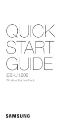 Preview for 1 page of Samsung EB-U1200 Quick Start Manual