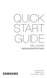 Предварительный просмотр 1 страницы Samsung EB-U3300 Quick Start Manual