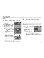 Предварительный просмотр 70 страницы Samsung EC-NV4ZZSBA/US - NV4 Digital Camera User Manual