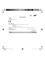 Preview for 213 page of Samsung EE-CP905 User Manual