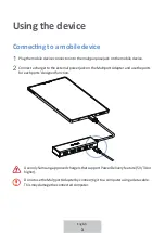 Preview for 5 page of Samsung EE-P5400 User Manual