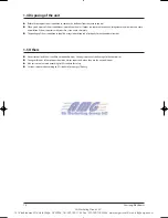 Предварительный просмотр 5 страницы Samsung EH035CAV Service Manual