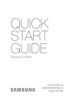 Предварительный просмотр 2 страницы Samsung EIRC200 Quick Start Manual