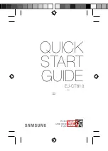 Preview for 1 page of Samsung EJ-CT810 Quick Start Manual