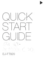 Samsung EJ-FT820 Quick Start Manual preview