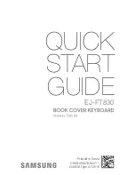 Samsung EJ-FT830 Quick Start Manual preview