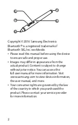 Предварительный просмотр 3 страницы Samsung EJ-PW700 Quick Start Manual