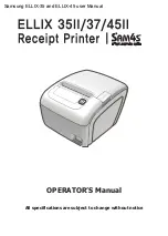 Samsung ELLIX-35II Operator'S Manual preview