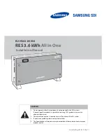 Preview for 1 page of Samsung ELSR362-00004 Installation Manual