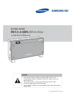 Samsung ELSR362-00004 Installation Manual предпросмотр