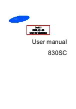 Preview for 1 page of Samsung Emporio Armani 830SC User Manual