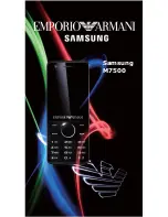 Предварительный просмотр 2 страницы Samsung Emporio Armani User Manual