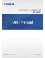 Preview for 1 page of Samsung EO-BG925 User Manual