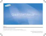 Preview for 1 page of Samsung ES10 Quick Start Manual