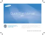 Preview for 1 page of Samsung ES11 Quick Start Manual