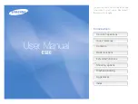 Предварительный просмотр 1 страницы Samsung ES30 User Manual