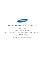 Samsung Eternity II SGH-A597 (Spanish) Manual Del Usuario preview