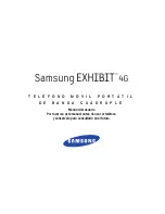 Samsung Exhibit 4g (Spanish) Manual Del Usuario preview