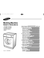 Preview for 1 page of Samsung F1013J Owner'S Instructions Manual