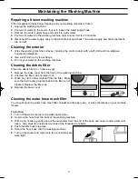 Preview for 9 page of Samsung F1033 Owner'S Instructions Manual