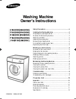 Preview for 1 page of Samsung F1043C Owner'S Instructions Manual