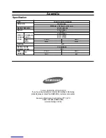 Предварительный просмотр 12 страницы Samsung F1053V Owner'S Instructions Manual