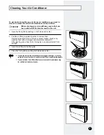 Предварительный просмотр 21 страницы Samsung FC052EZA Owner'S Instructions Manual