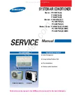 Preview for 1 page of Samsung FC18BTA(X) Service Manual