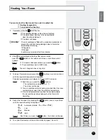 Preview for 11 page of Samsung FH052EZA Owner'S Instructions Manual