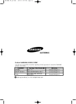 Preview for 16 page of Samsung FH18ETA1 Owner'S Instructions Manual