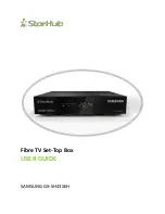 Samsung Fibre TV Set-Top Box User Manual preview