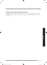 Предварительный просмотр 129 страницы Samsung FlexDry DV 55M9600 Series User Manual