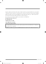 Предварительный просмотр 223 страницы Samsung FlexDry DV 55M9600 Series User Manual