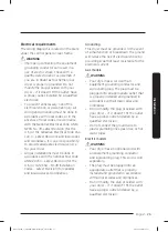 Preview for 25 page of Samsung FlexDry DVE55M9600W User Manual