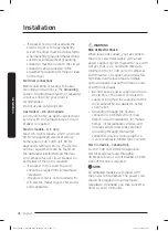 Preview for 26 page of Samsung FlexDry DVE55M9600W User Manual