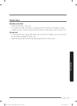 Preview for 59 page of Samsung FlexDry DVE55M9600W User Manual