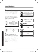 Preview for 66 page of Samsung FlexDry DVE55M9600W User Manual