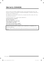 Preview for 76 page of Samsung FlexDry DVE55M9600W User Manual