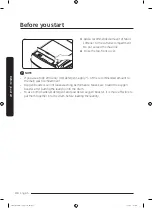 Preview for 40 page of Samsung FlexWash WR24M9960K Series User Manual