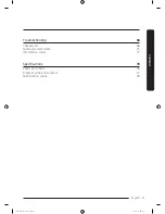 Preview for 3 page of Samsung FlexWash WV16M9945K Series User Manual