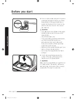 Предварительный просмотр 36 страницы Samsung FlexWash WV16M9945K Series User Manual