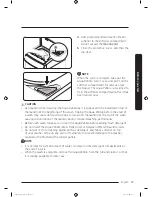 Предварительный просмотр 37 страницы Samsung FlexWash WV16M9945K Series User Manual