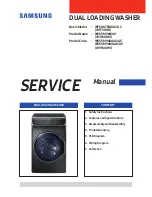 Samsung FLEXWASH WV55M9600A SERIES Service Manual предпросмотр