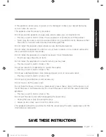 Preview for 7 page of Samsung FLEXWASH WV55M9600A SERIES User Manual