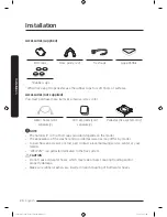 Preview for 20 page of Samsung FLEXWASH WV55M9600A SERIES User Manual