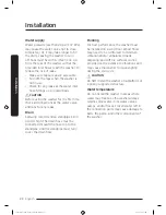 Preview for 22 page of Samsung FLEXWASH WV55M9600A SERIES User Manual