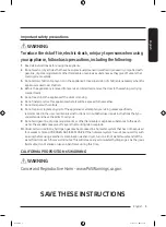 Preview for 5 page of Samsung FlexWash WV60A9900A Series User Manual